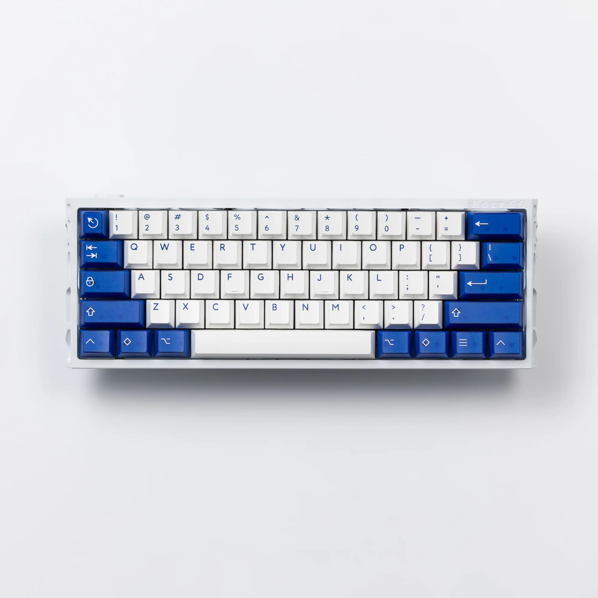 Ready to use Holy60 Keyboard with PBTfans Klein Blue R3
