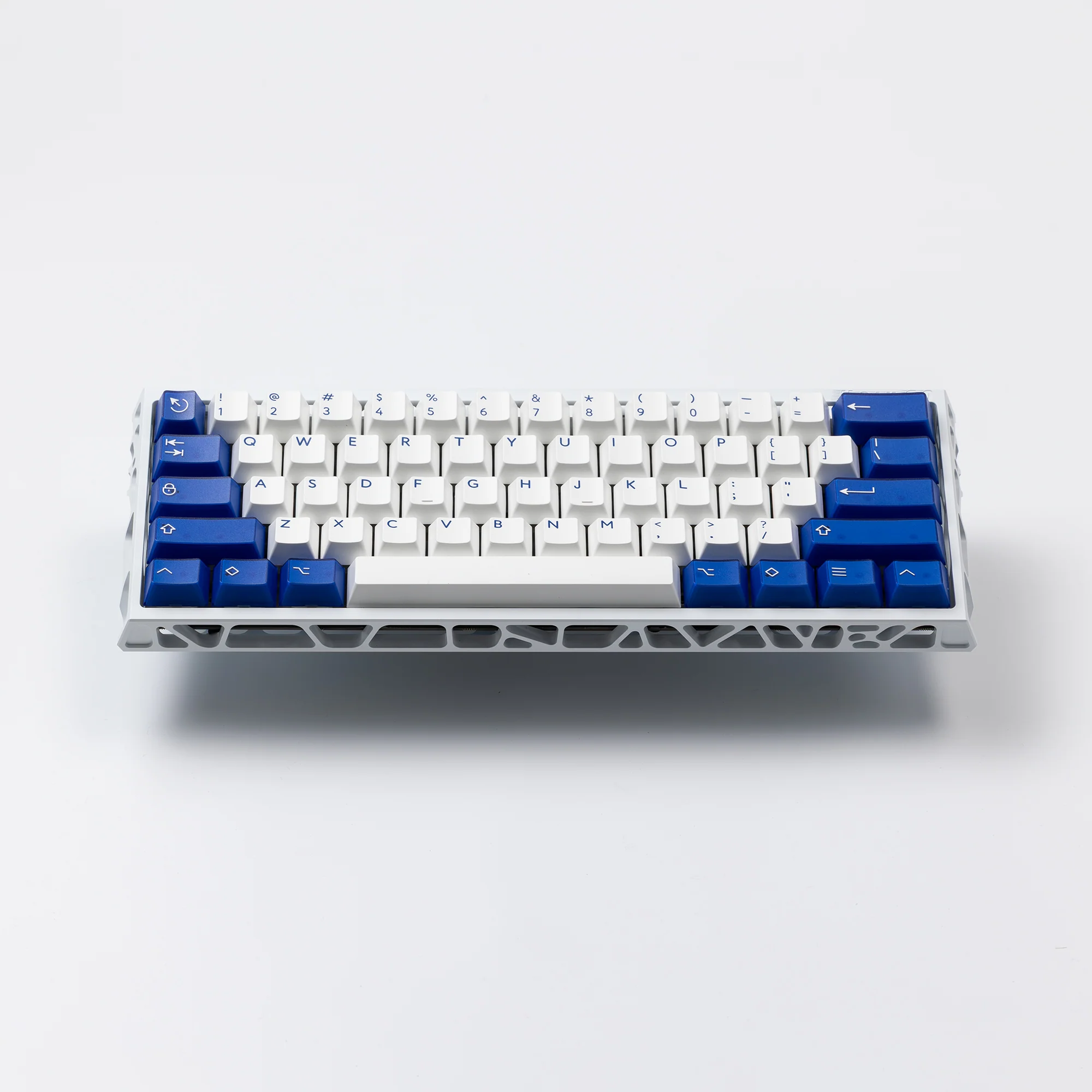Ready to use Holy60 Keyboard with PBTfans Klein Blue R3