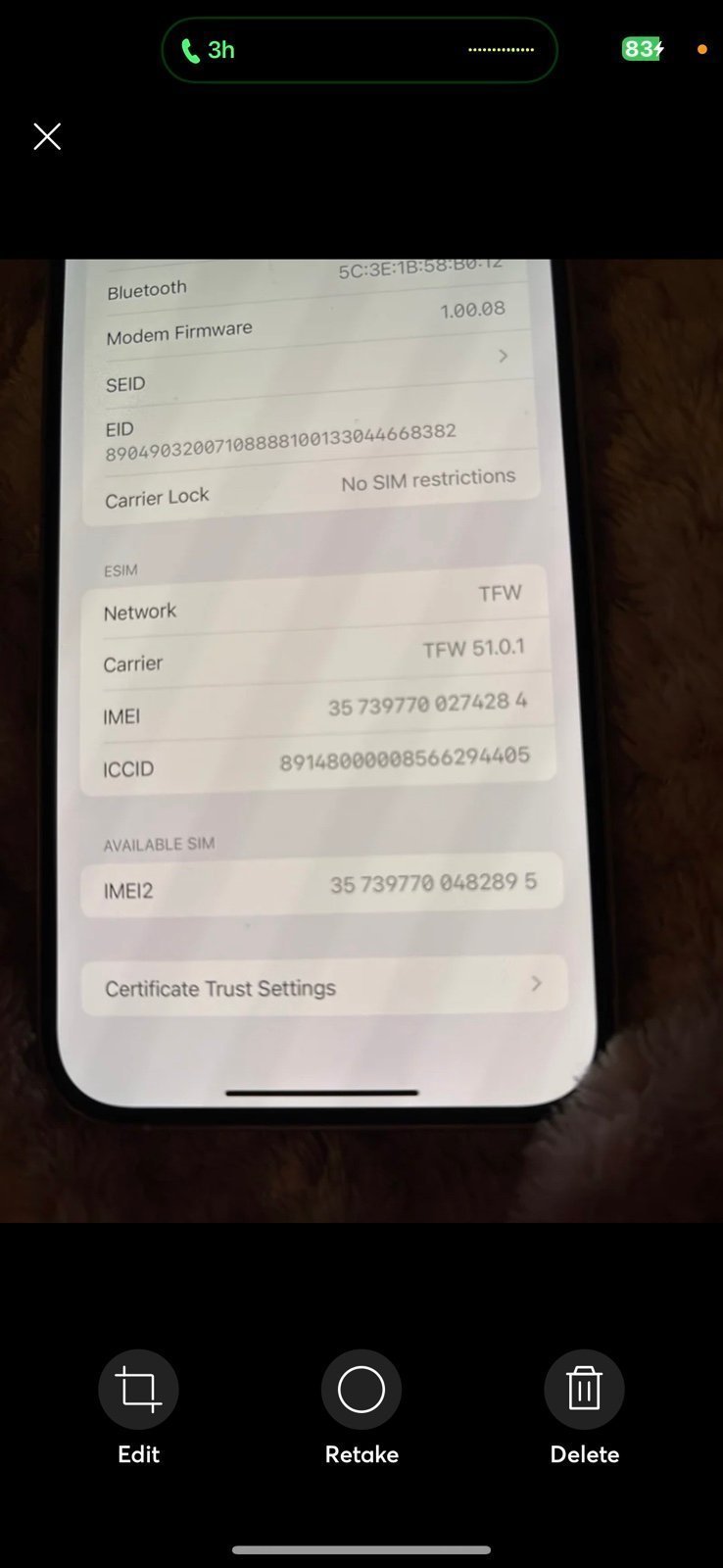 IPhone 14 Pro Max Unlocked 128gb 3U32