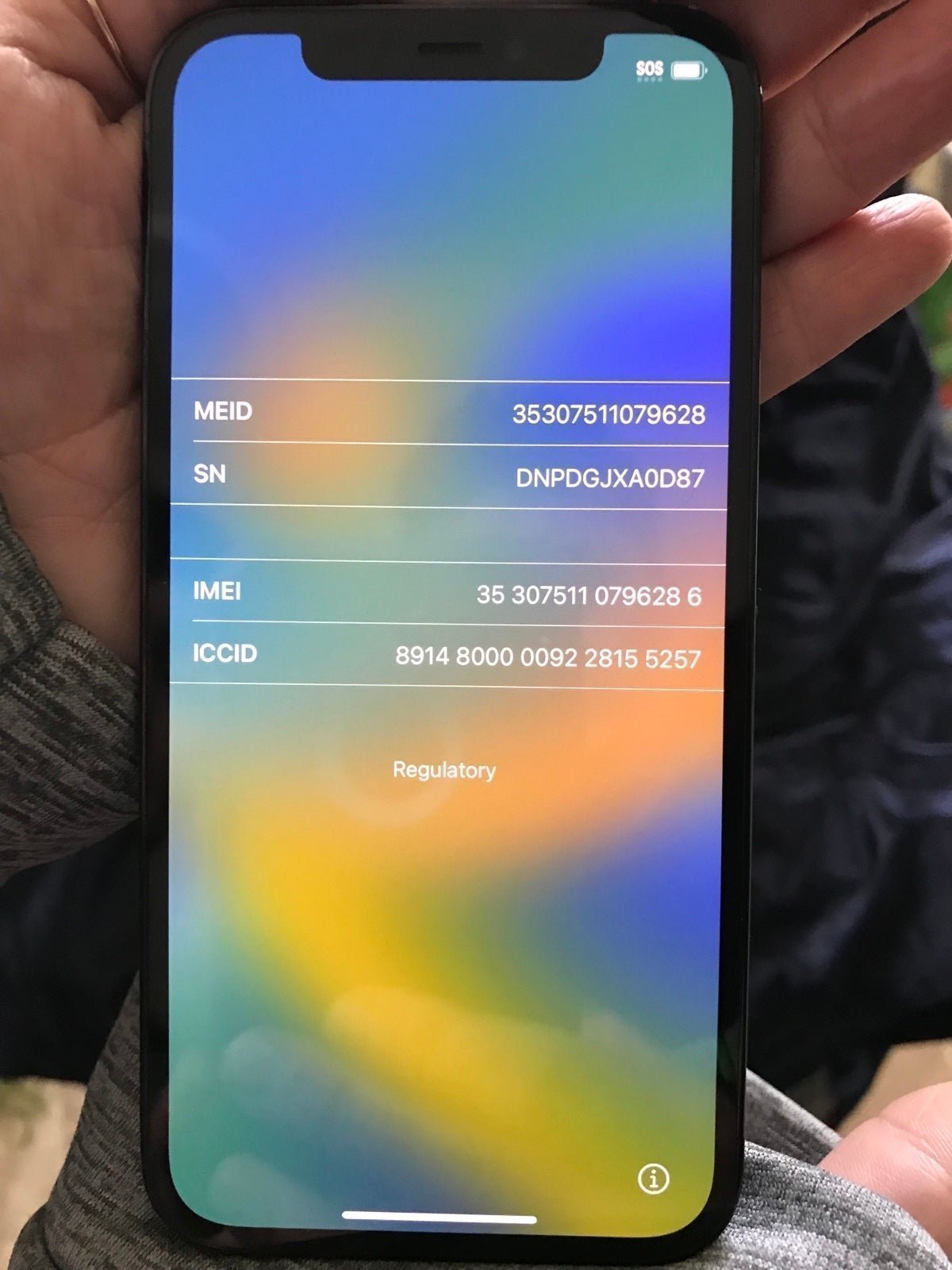 Apple iphone 12 pro 256gb pacific blue factory unlocked tempered glass installed 1Q98