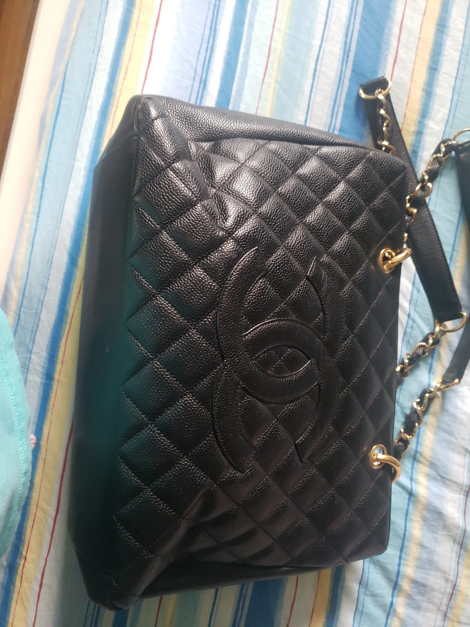 Authentic Chanel Grand Shopping Tote