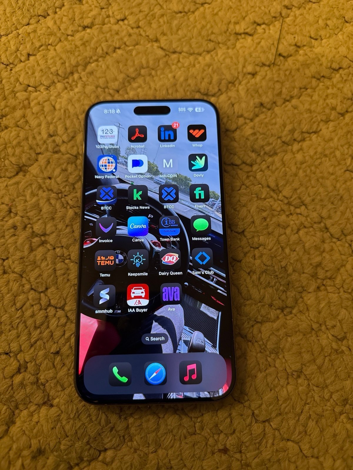 iPhone 15 pro max Att locked 5D78