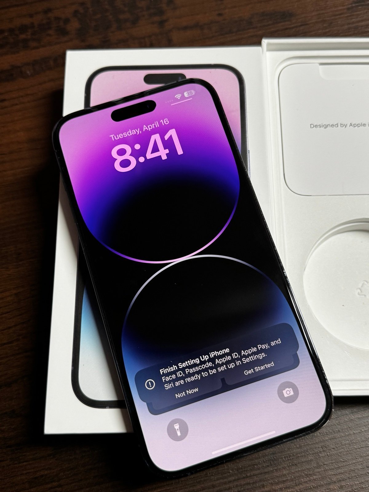 Unlocked Apple iPhone 14 Pro Max 128 GB in Deep Purple 8P13