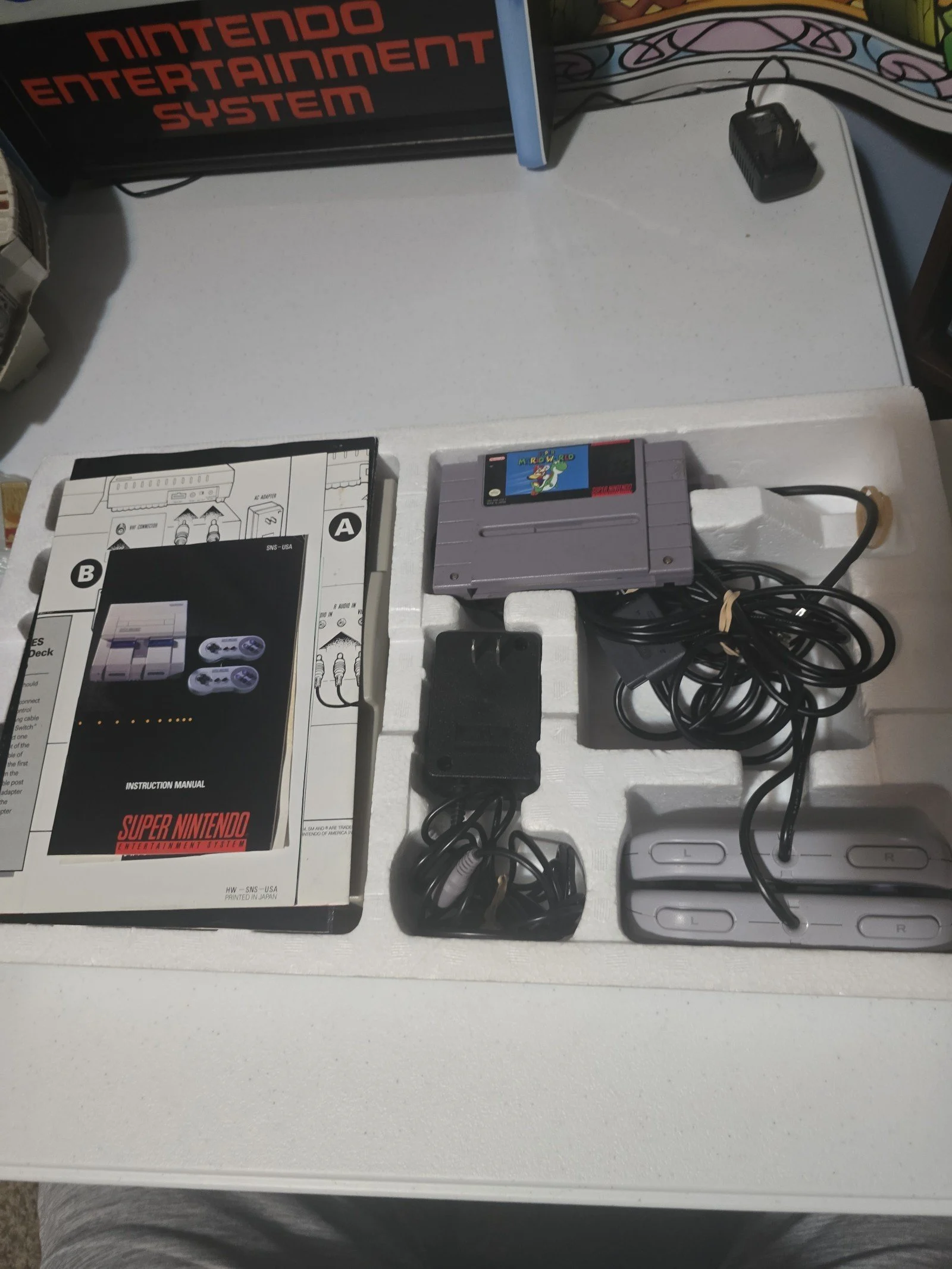 Super Nintendo System Launch Day Edition. 100% complete