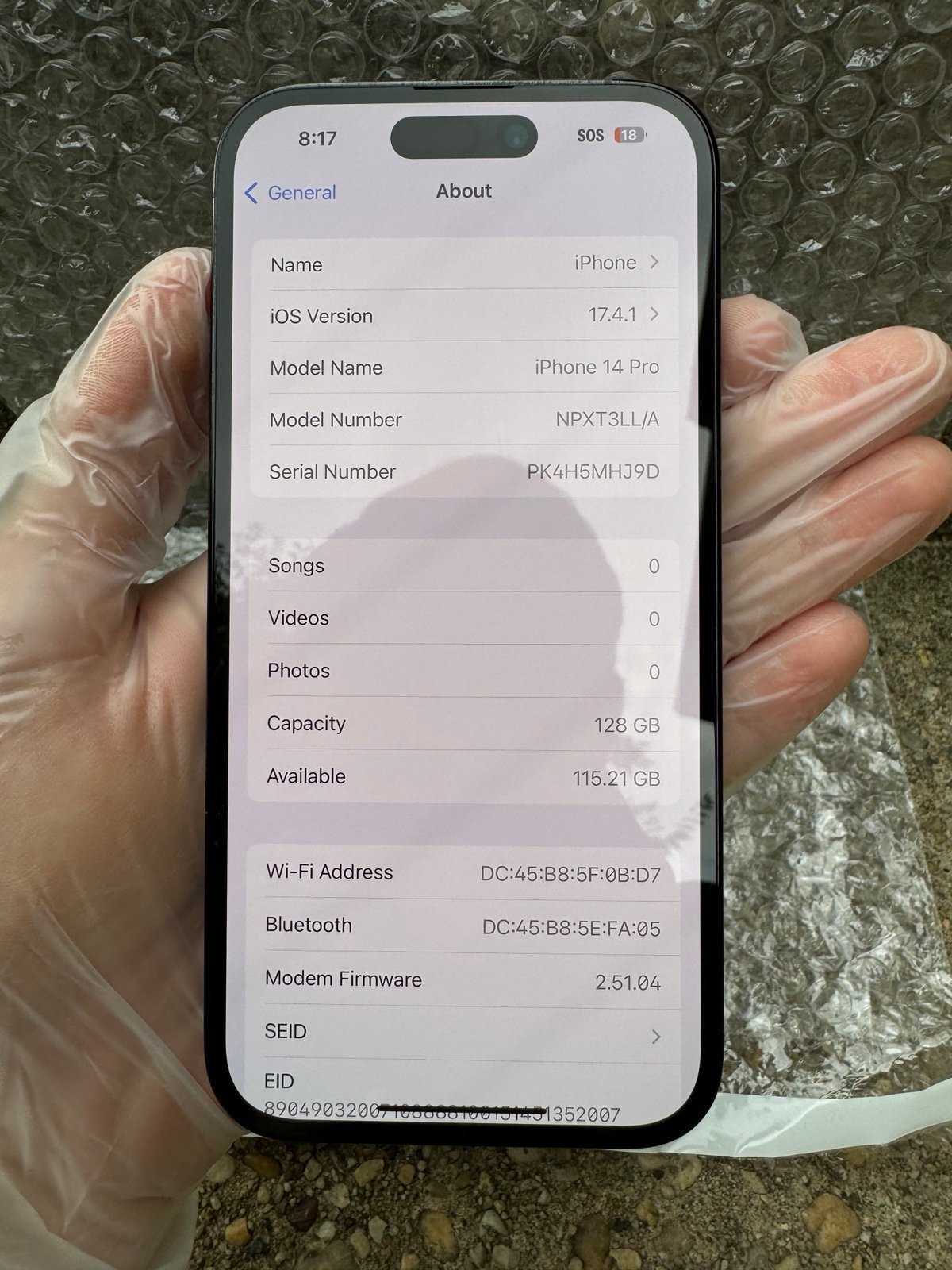 iPhone 14 Pro - 128 GB - T-Mobile - Apple - FREE Otterbox case with purchase 8K75