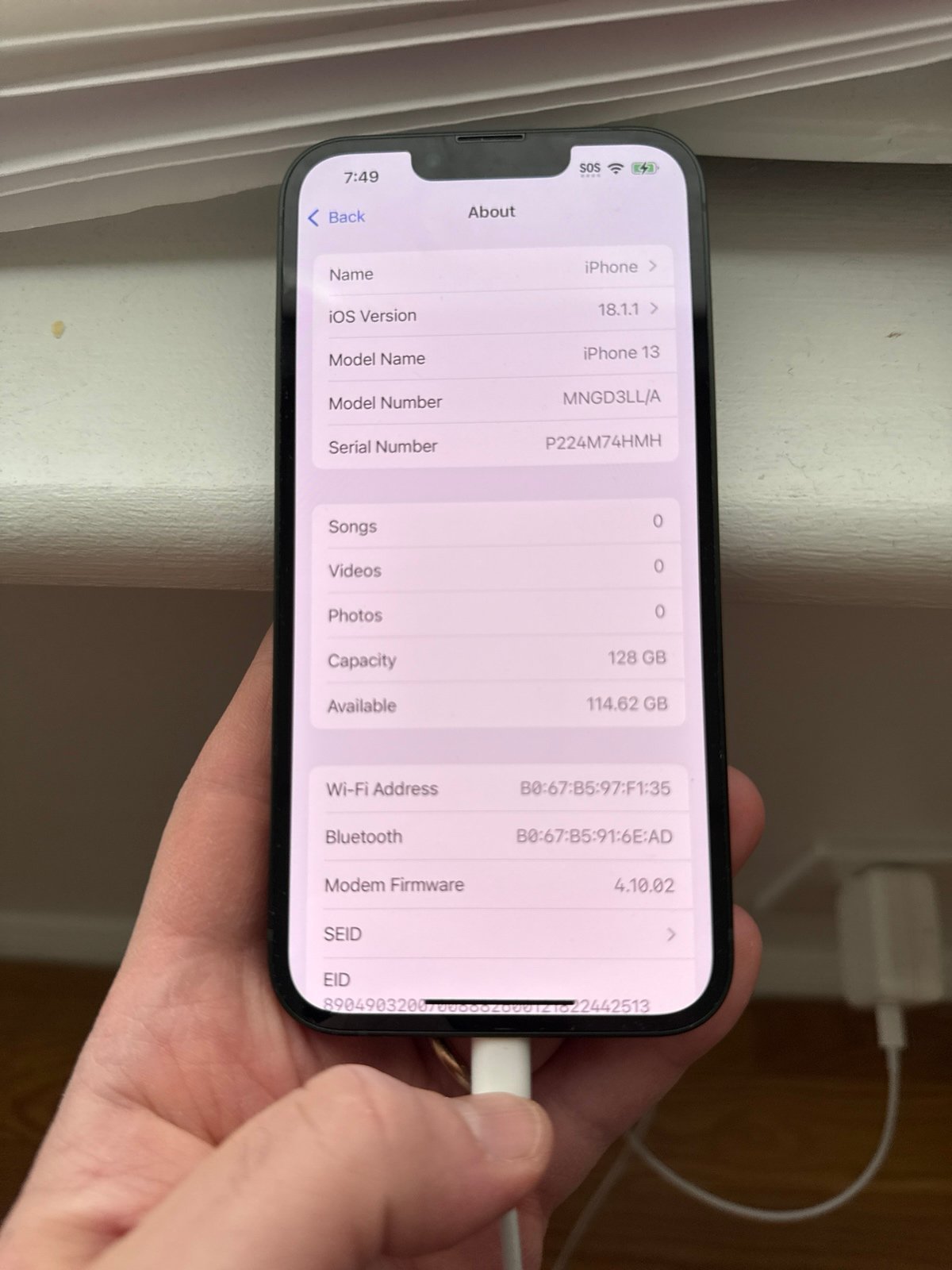 iPhone 13 128gb GREEN UNLOCKED 3V15