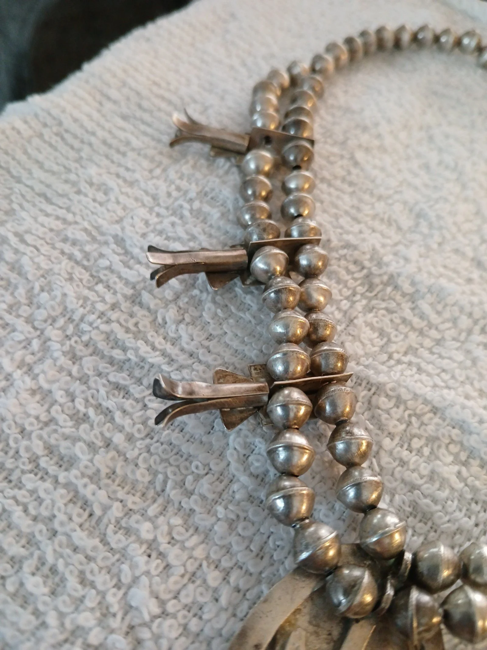 Antique Native American Squash Blossom Necklace *SHIPS TODAY*