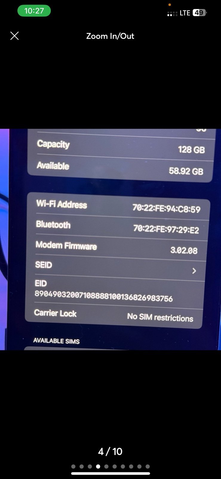 Apple iPhone 14 Pro Max 128 GB for Unlocked 6M56