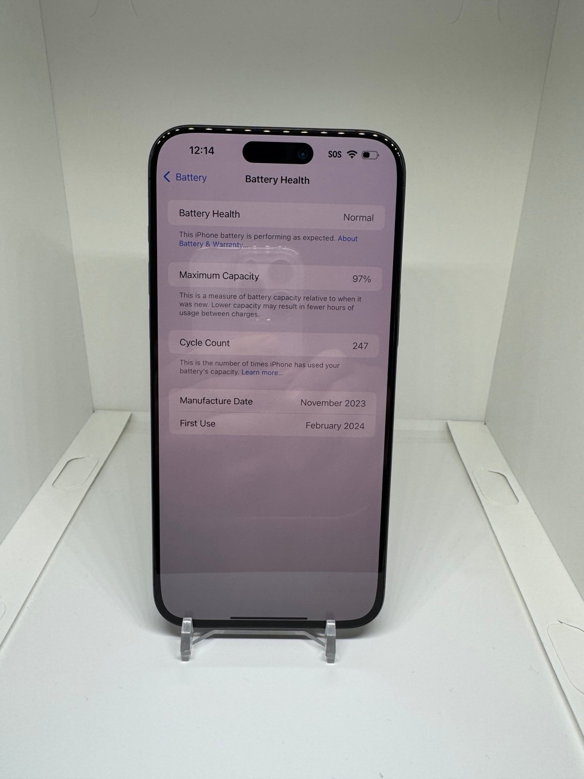 Apple iPhone 15 Pro Max - 256GB - Black Titanium (Unlocked) 9J82