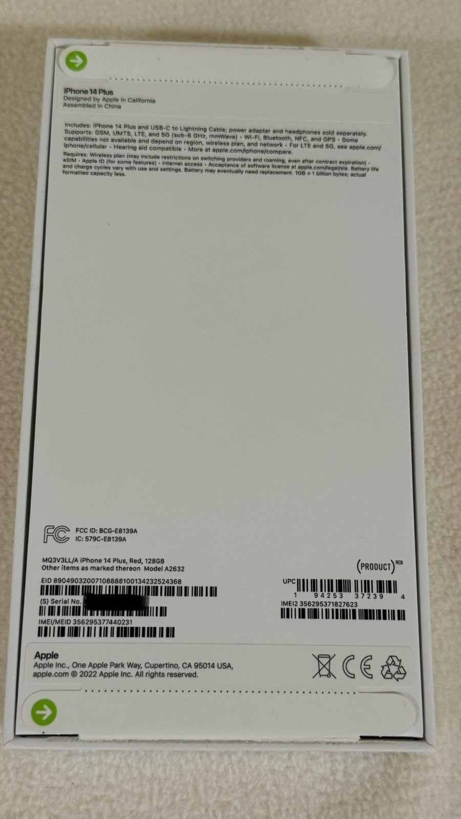 iphone14 plus phone unlocked 8N68