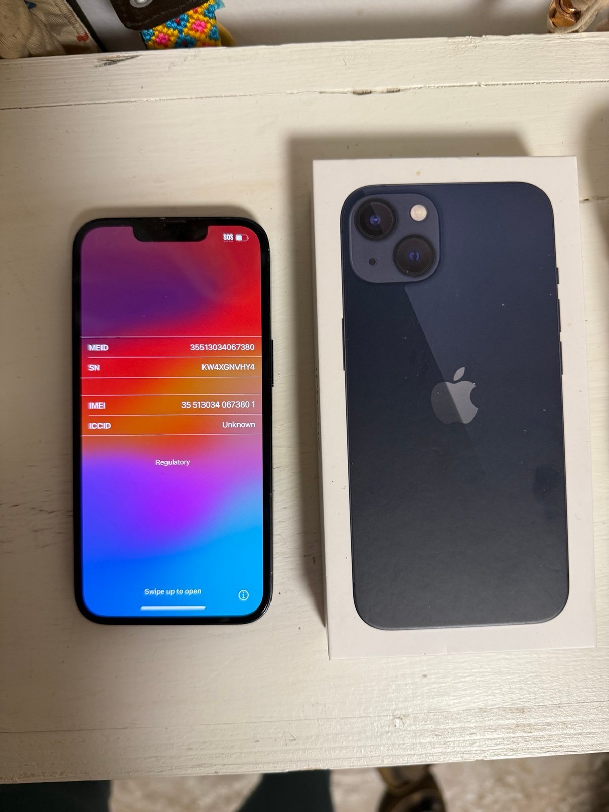 iPhone 13 Midnight 128gb Unlocked 9R73