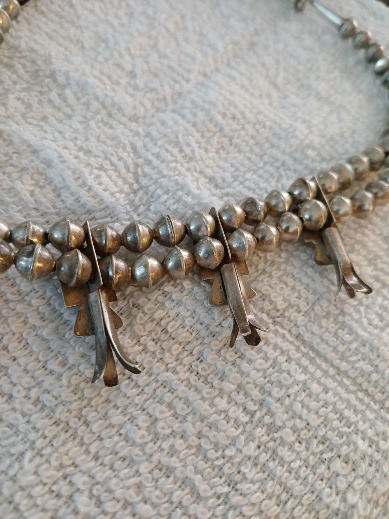 Antique Native American Squash Blossom Necklace *SHIPS TODAY*