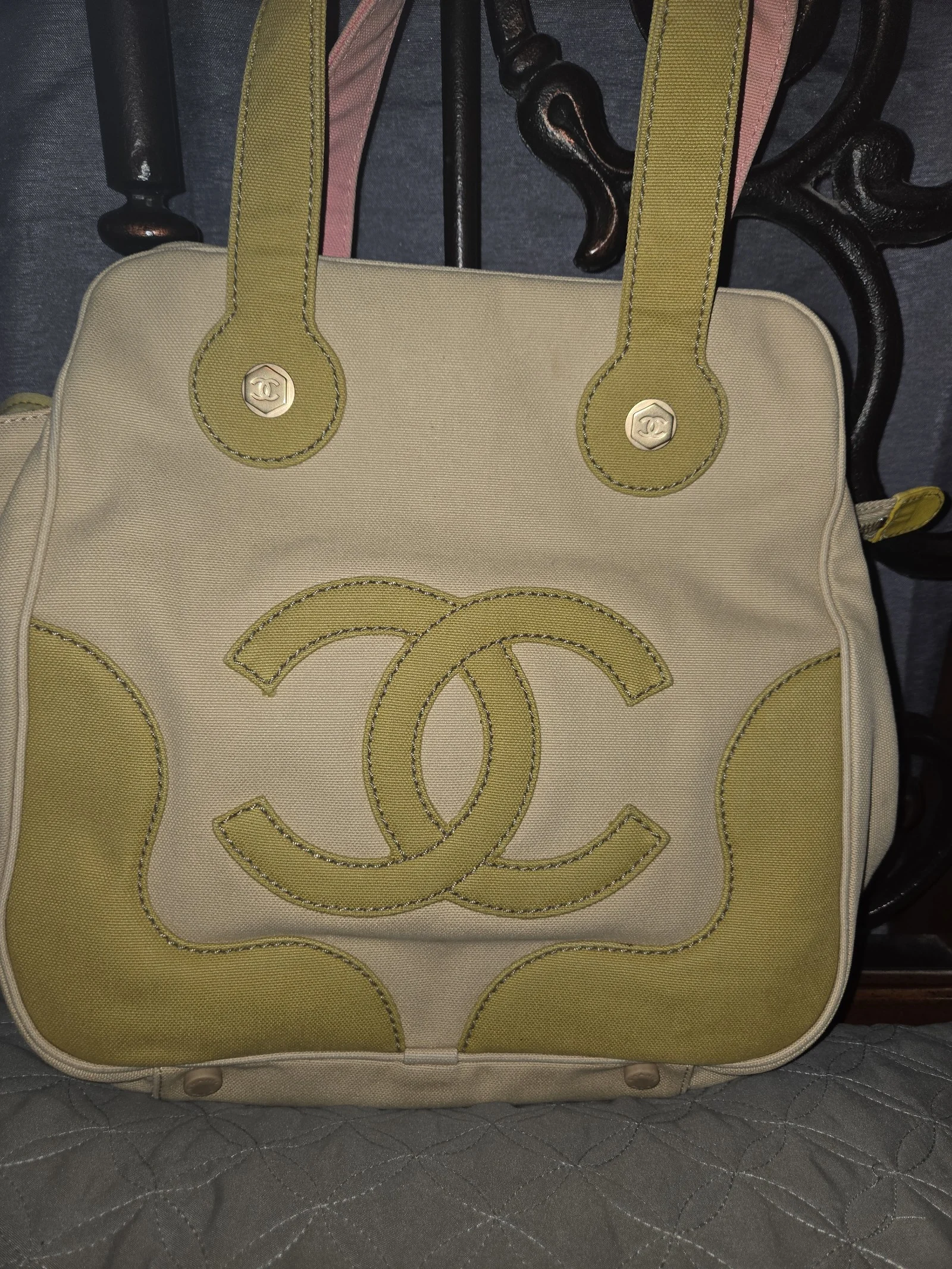 Chanel Vintage Marshmallow CC Handbag