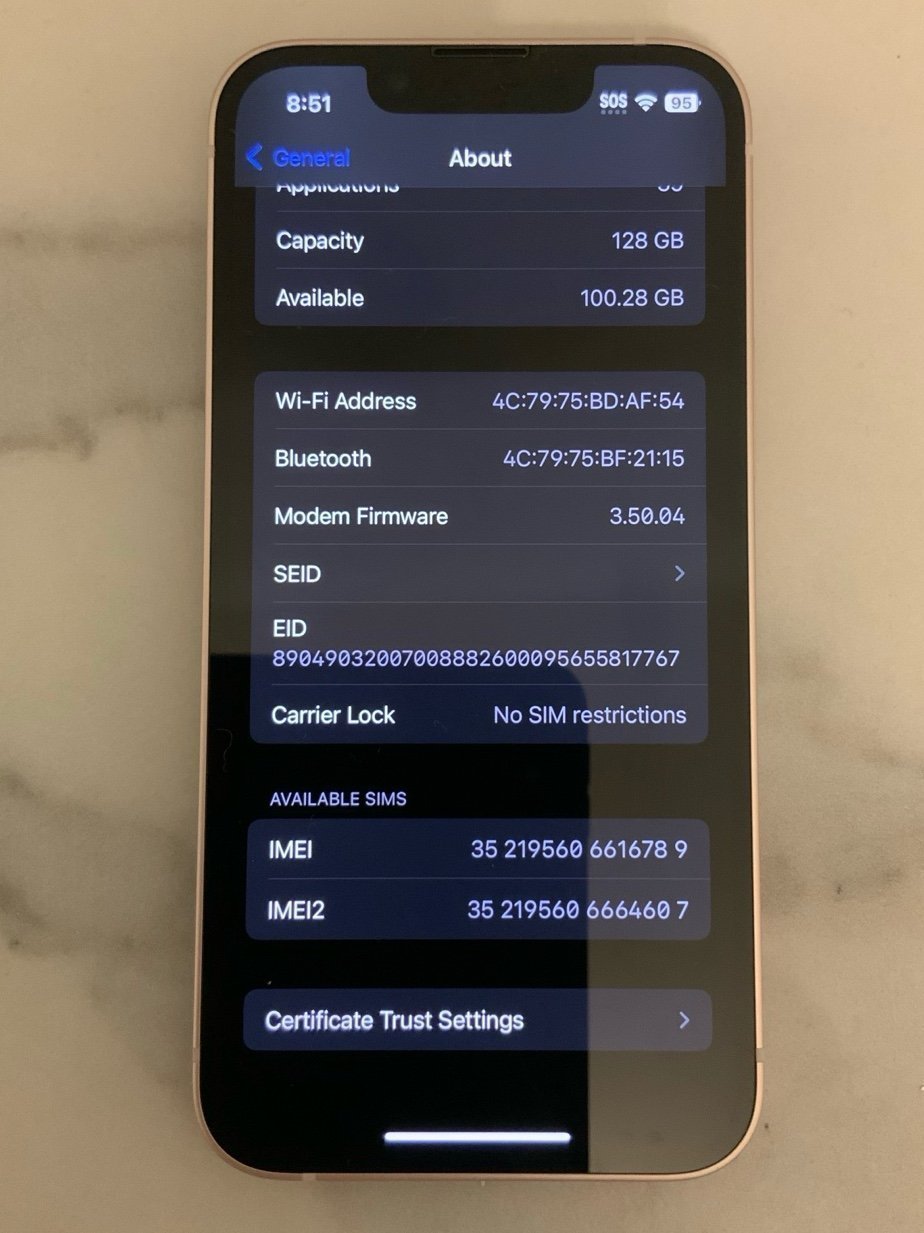 Apple iPhone 13 Mini 6M17