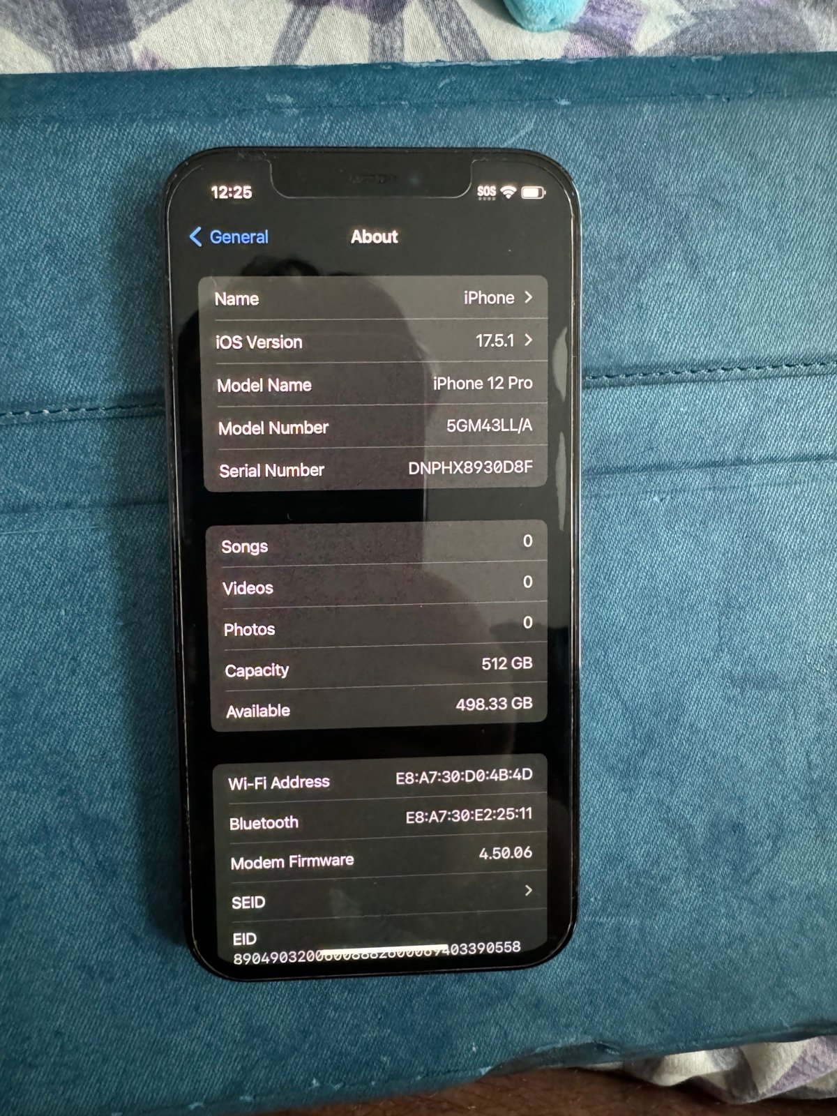 Apple iPhone 12 Pro 512GB in Pacific Blue Unlocked 7J15