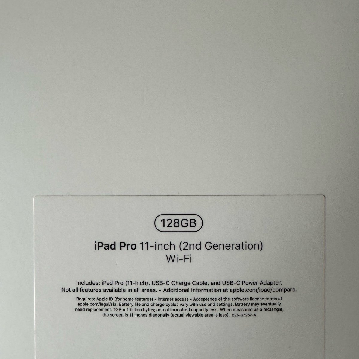 iPad Pro 11” 2nd Generation 6K56
