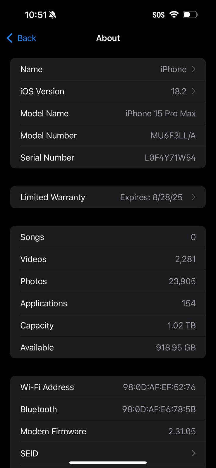 iPhone 15 Pro Max 1 TB 9T39