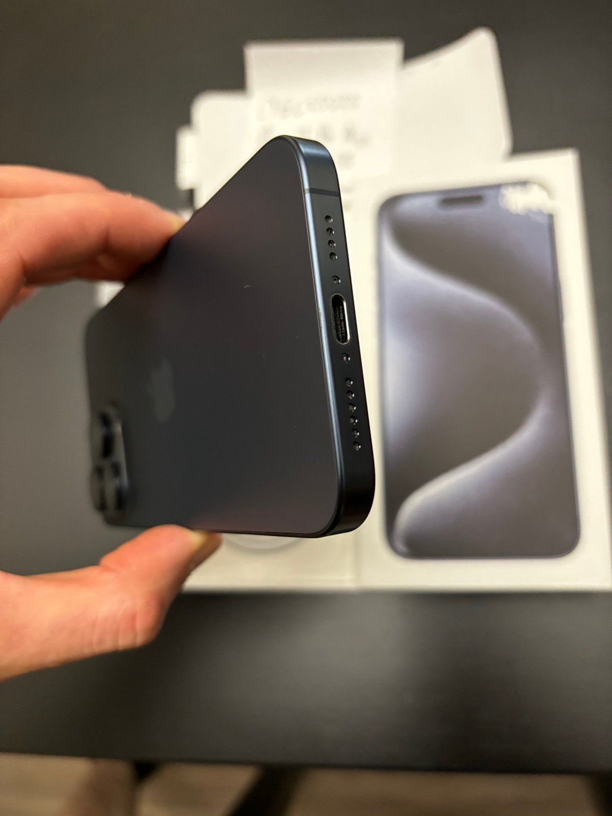 Apple iPhone 15 Pro Max Blue 256GB 100% Battery 1Z88