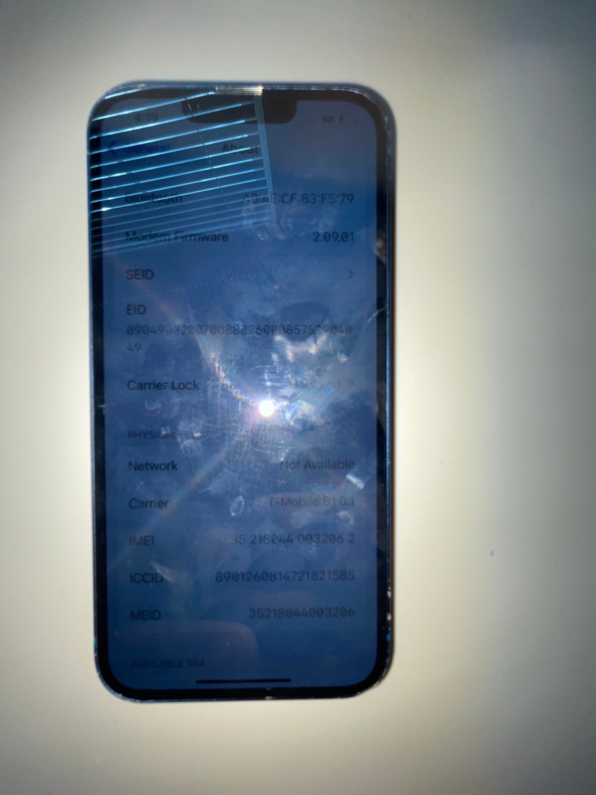 Apple iPhone 13 256 GB in Blue for T-Mobile 2O66