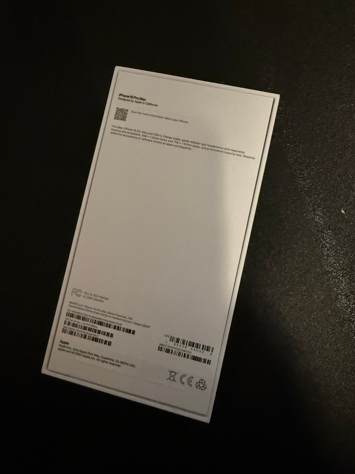 iPhone 15 Pro Max 1 TB 9T39