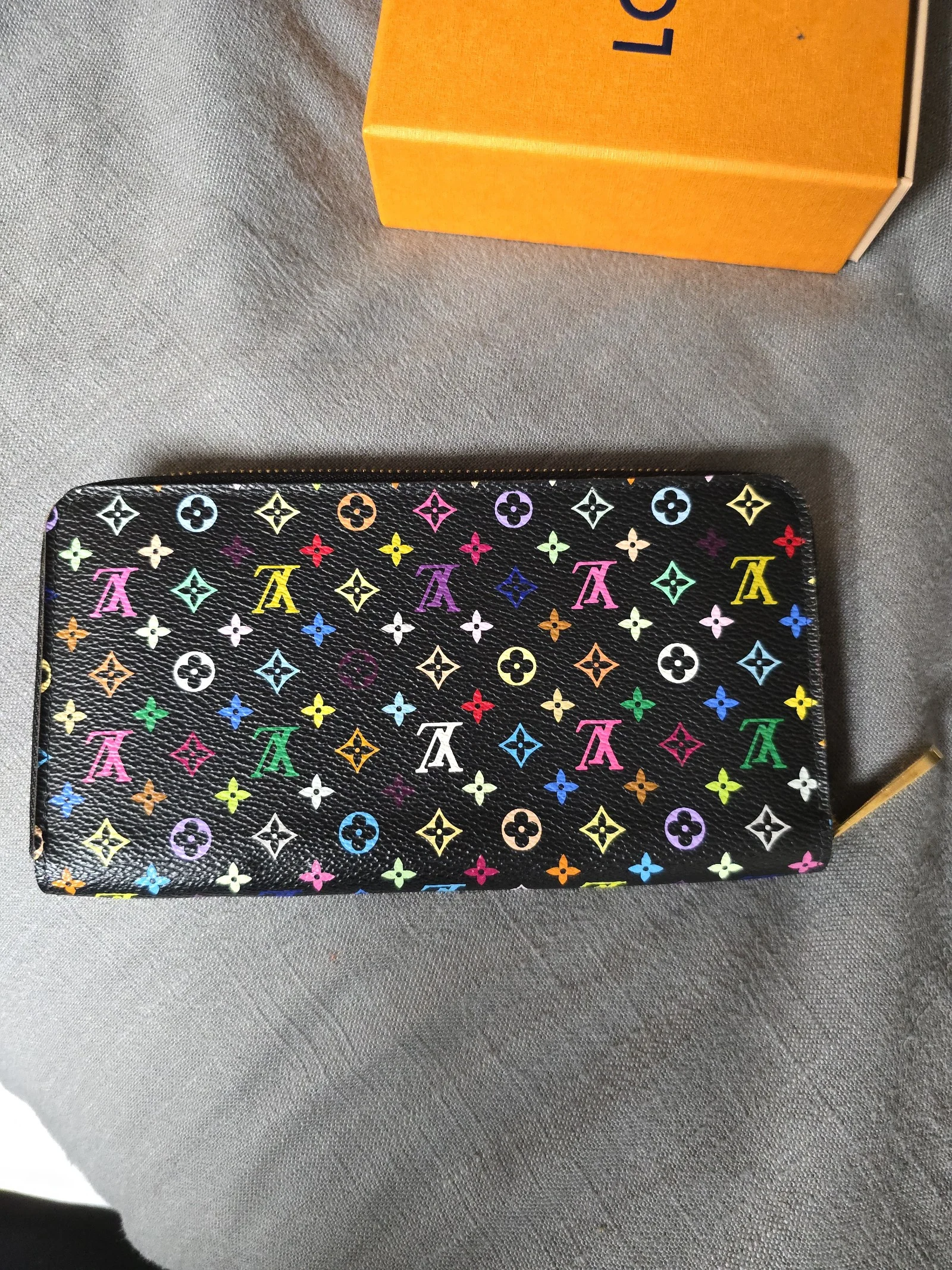Louis Vuitton LV Zippy Wallet Multicolor Noir