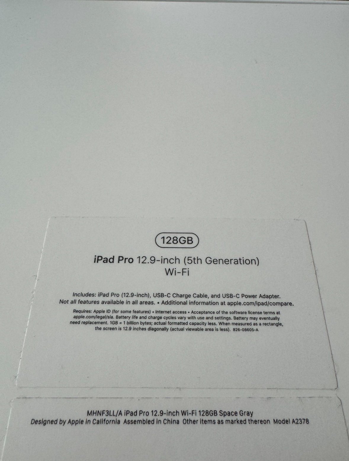 iPad Pro 12.9in 128GB M1 Chip (5thGen) 8Z13