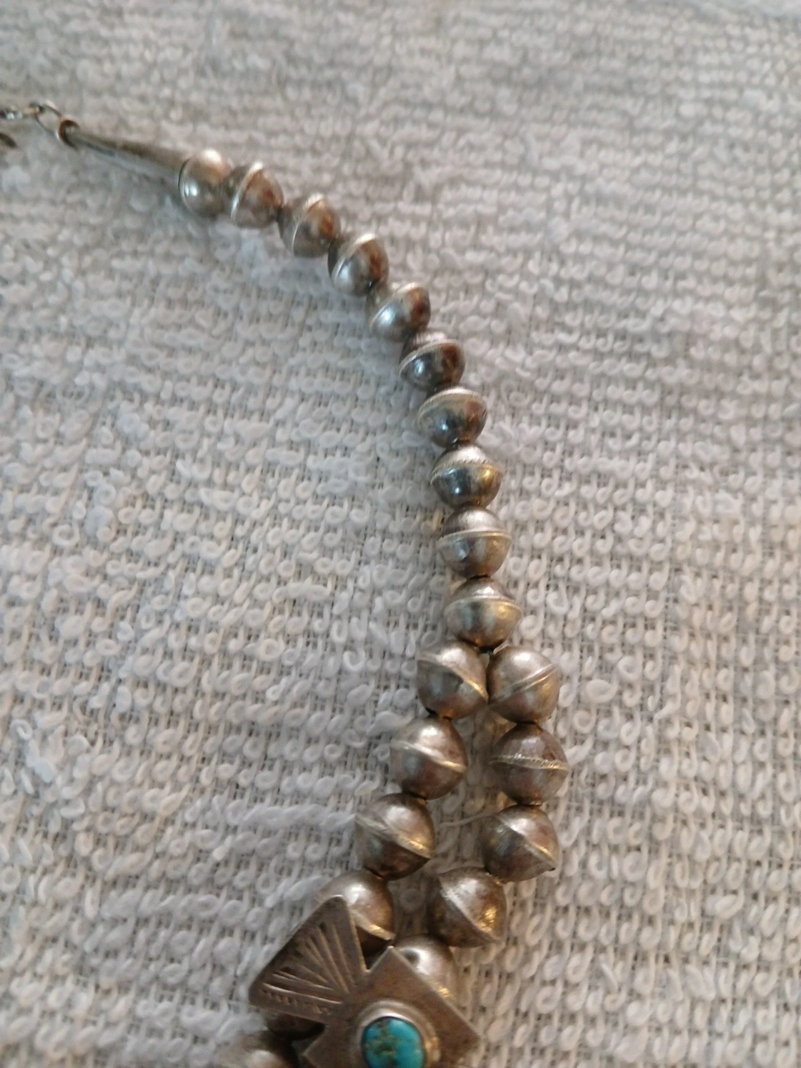 Antique Native American Squash Blossom Necklace *SHIPS TODAY*