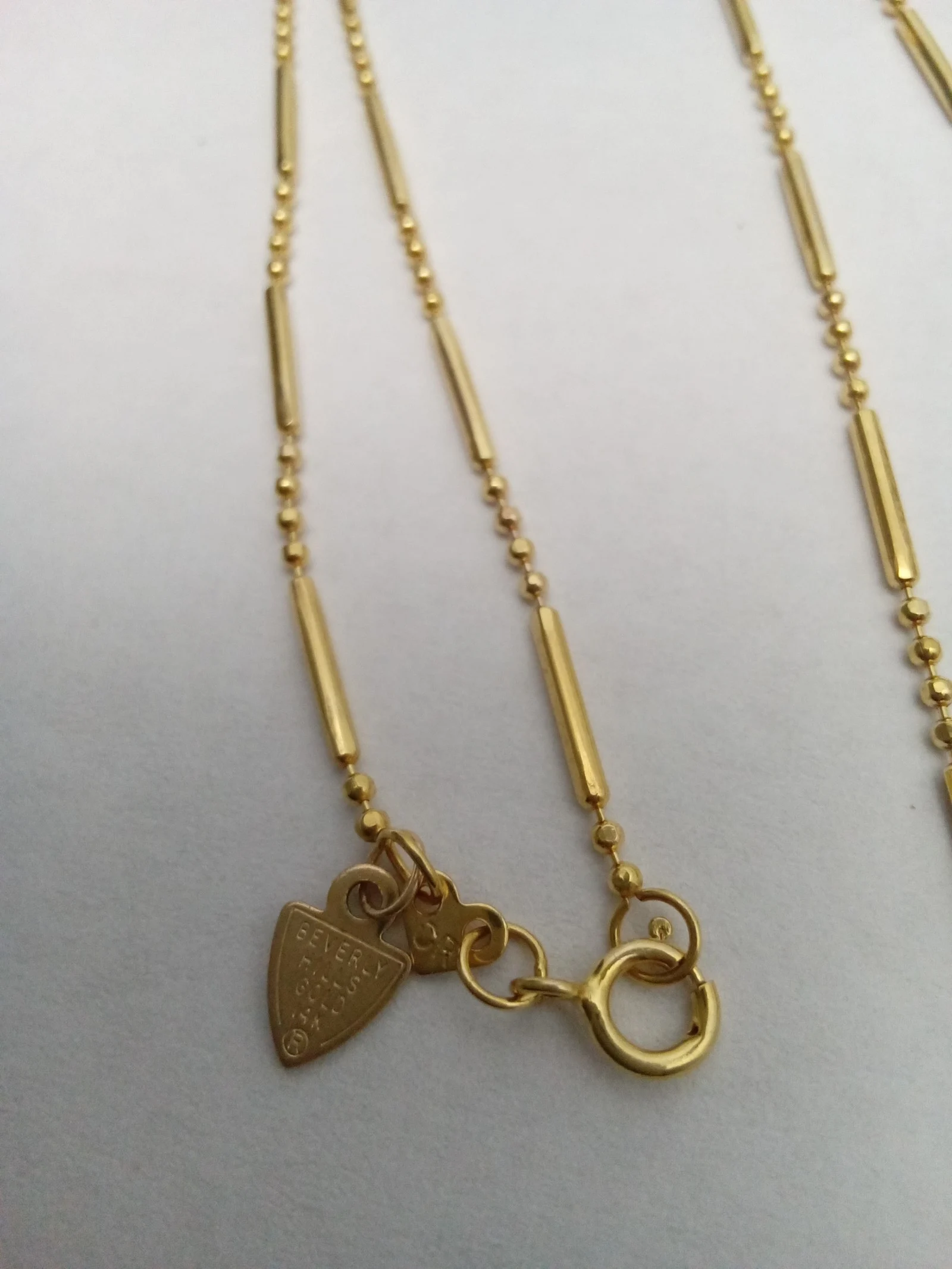 14K necklace