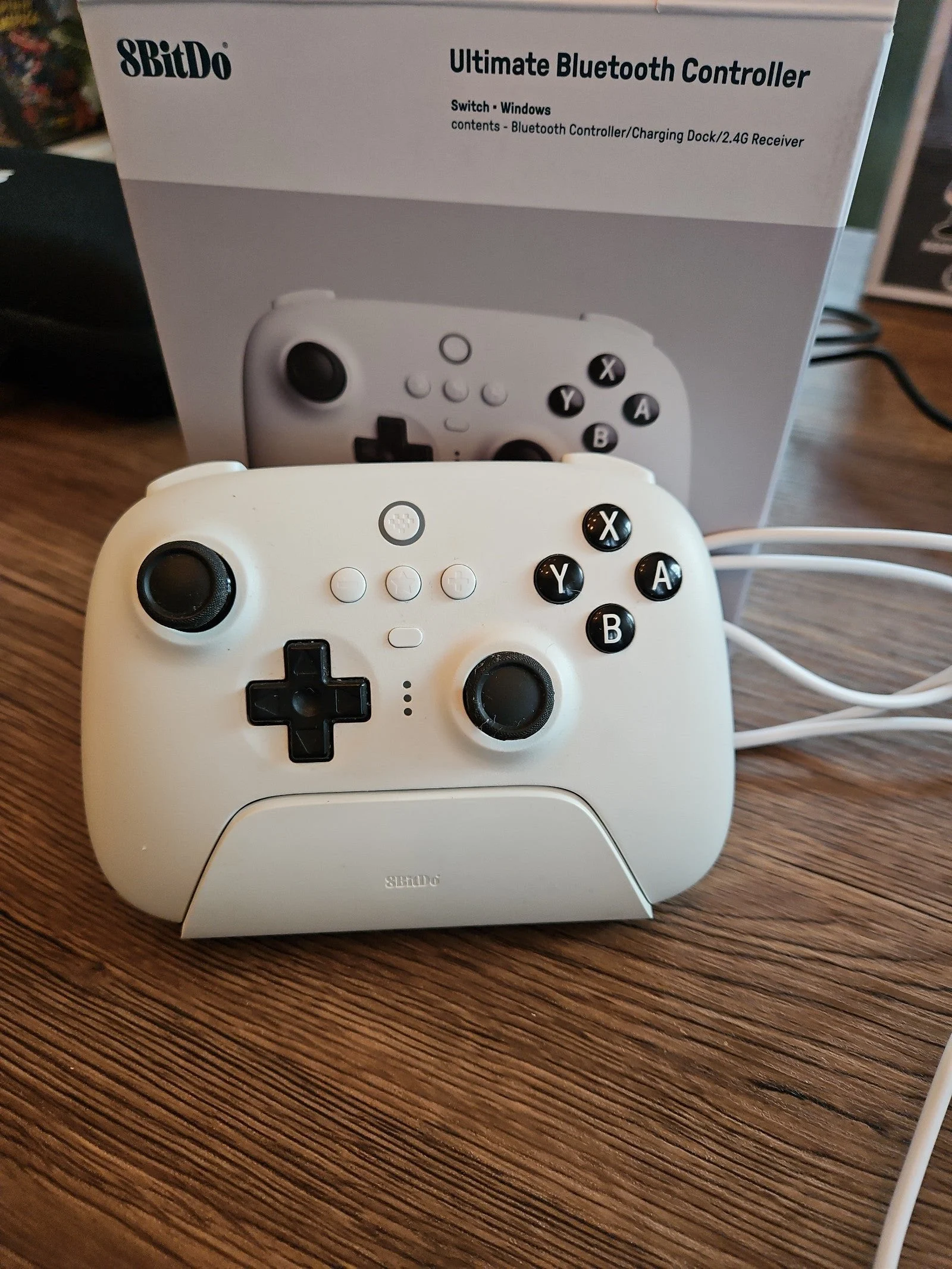 steam deck 256gb with jsaux dock and 8bitDo bluetooth/2.4g wireless controller 6E87