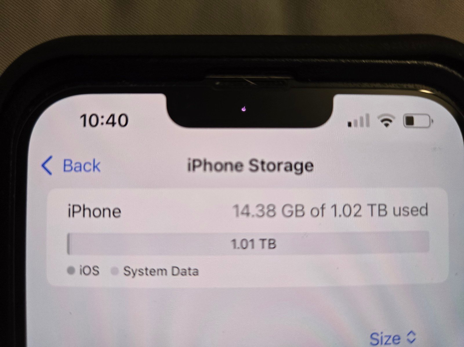 Apple iPhone 13 Pro Max 1 TB in Silver for Verizon 1C13