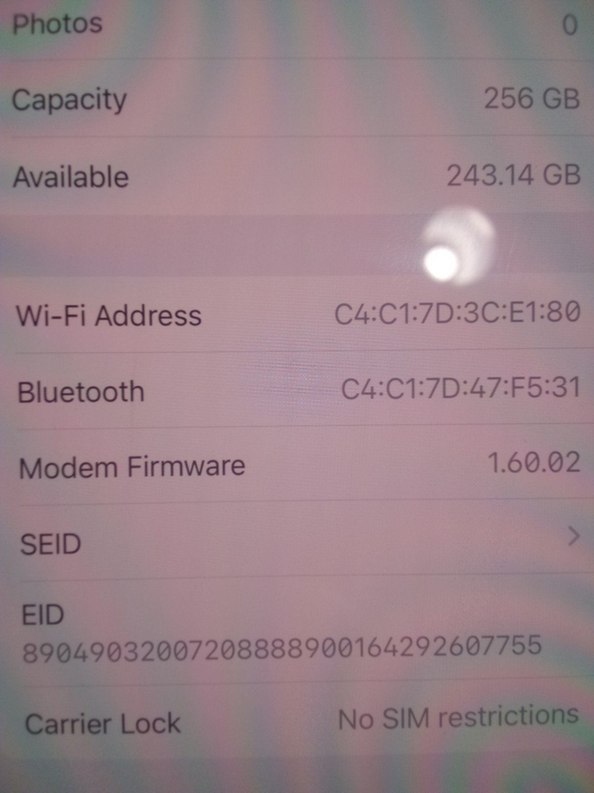 iPhone 15 Pro 256 GB BLK Unlocked 5V11