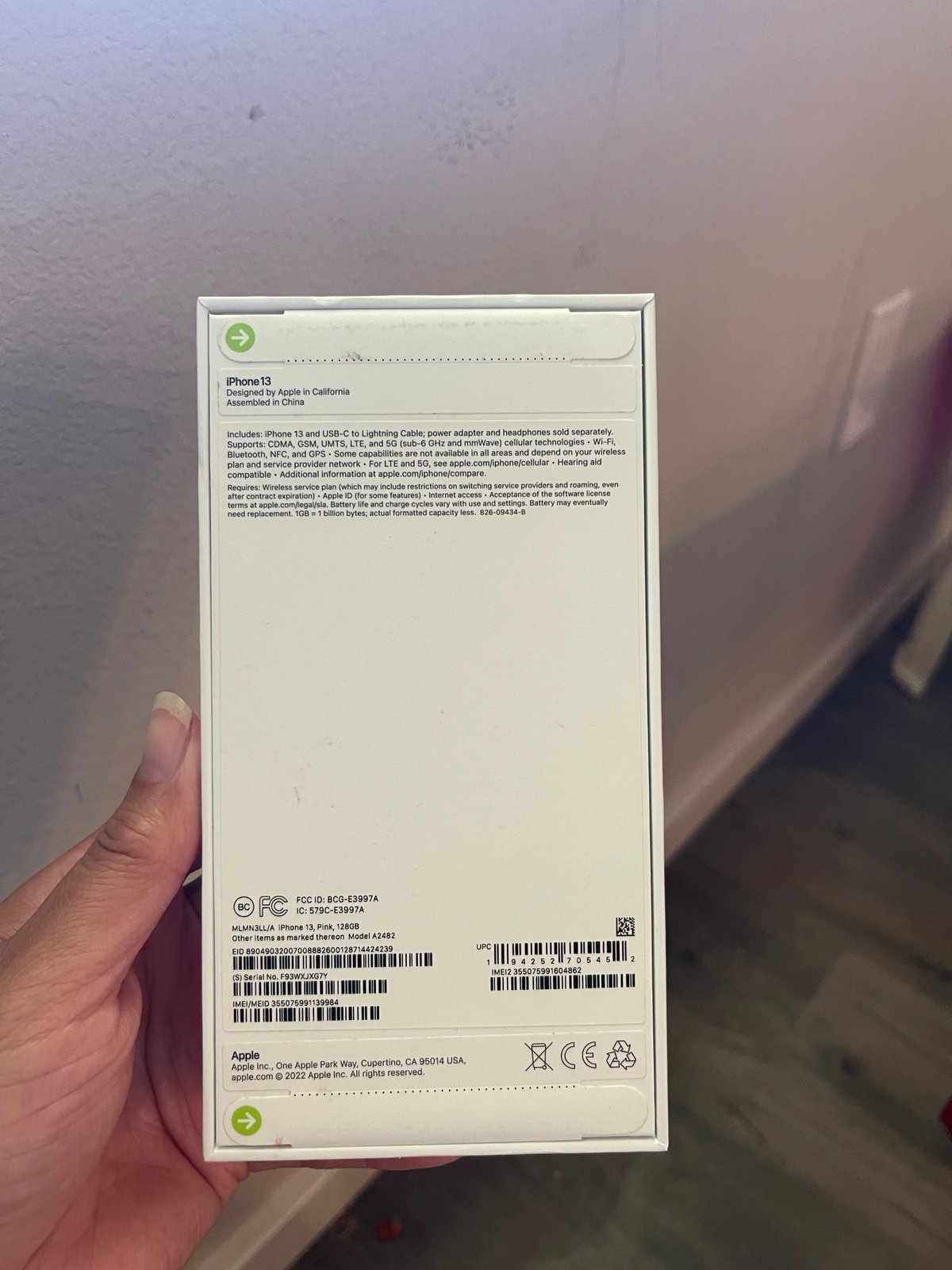 iPhone 13 pink 128G 3R78