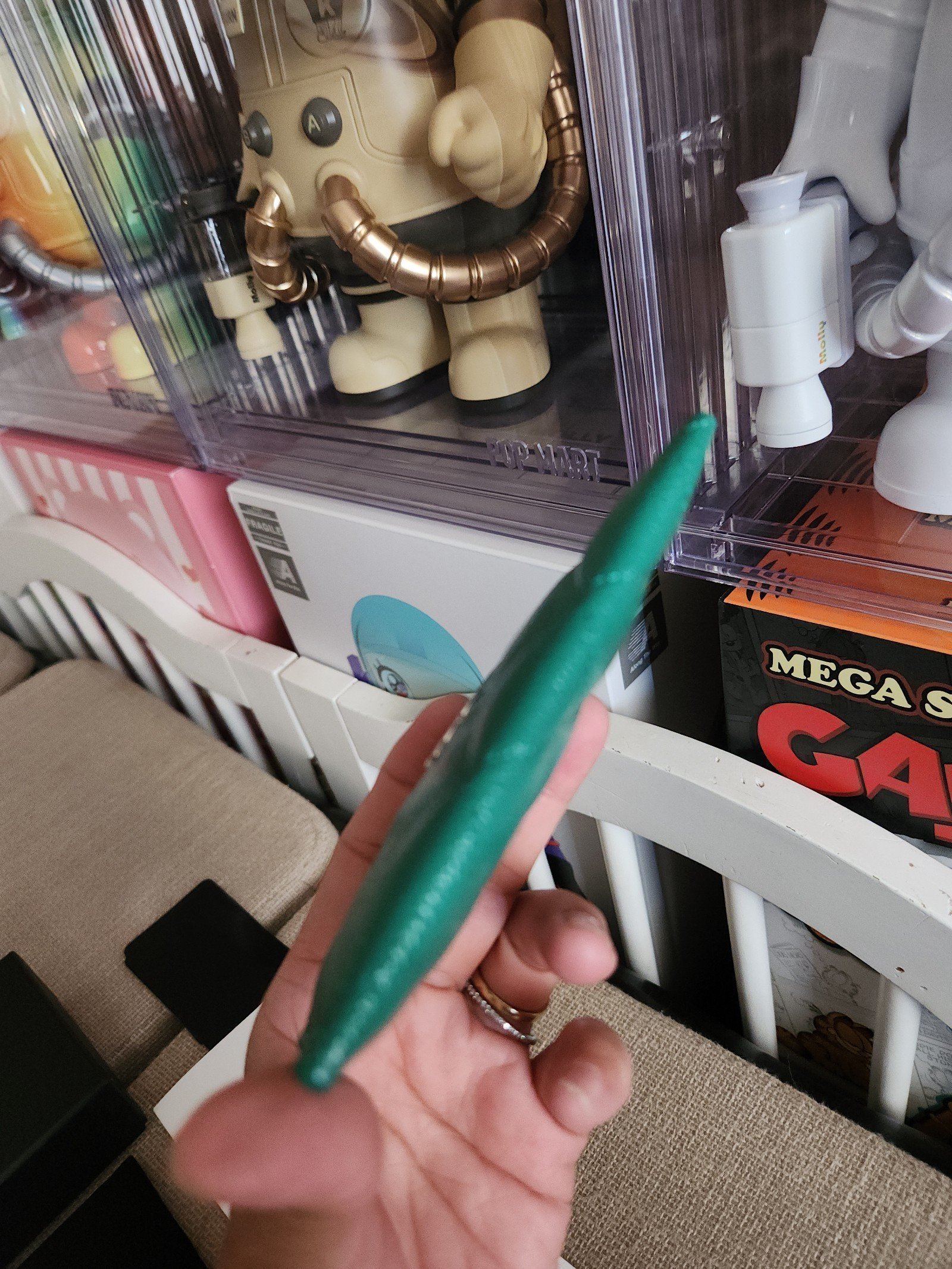 Chanel Caviar Quilted Card Holder Green