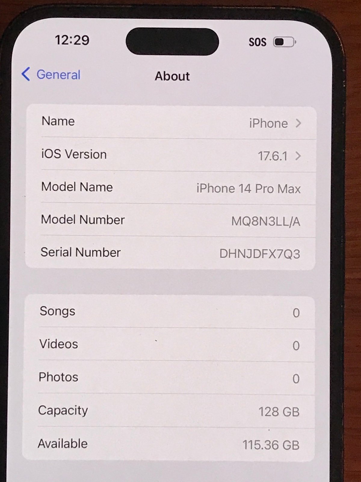 iPhone 14 Pro Max 128GB Unlocked 6K65