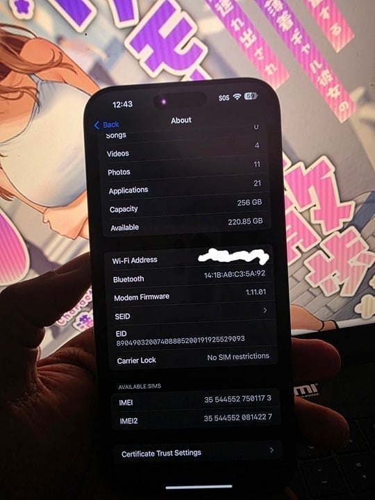 iPhone 16 Pro Max 256GB Natural Titanium Unlocked 6G79