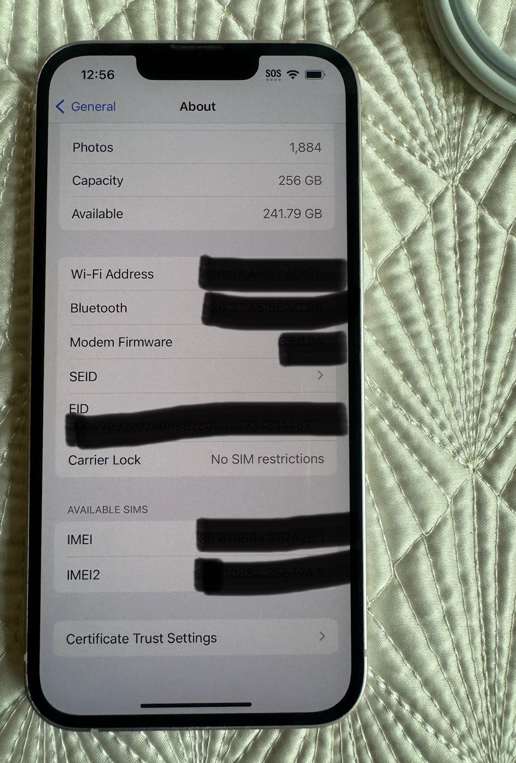 Apple iPhone 13 Pink 256GB 8R52