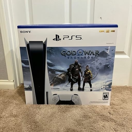 PlayStation 5 God Of War And Wireless Controller Factory Sealed 7Q37