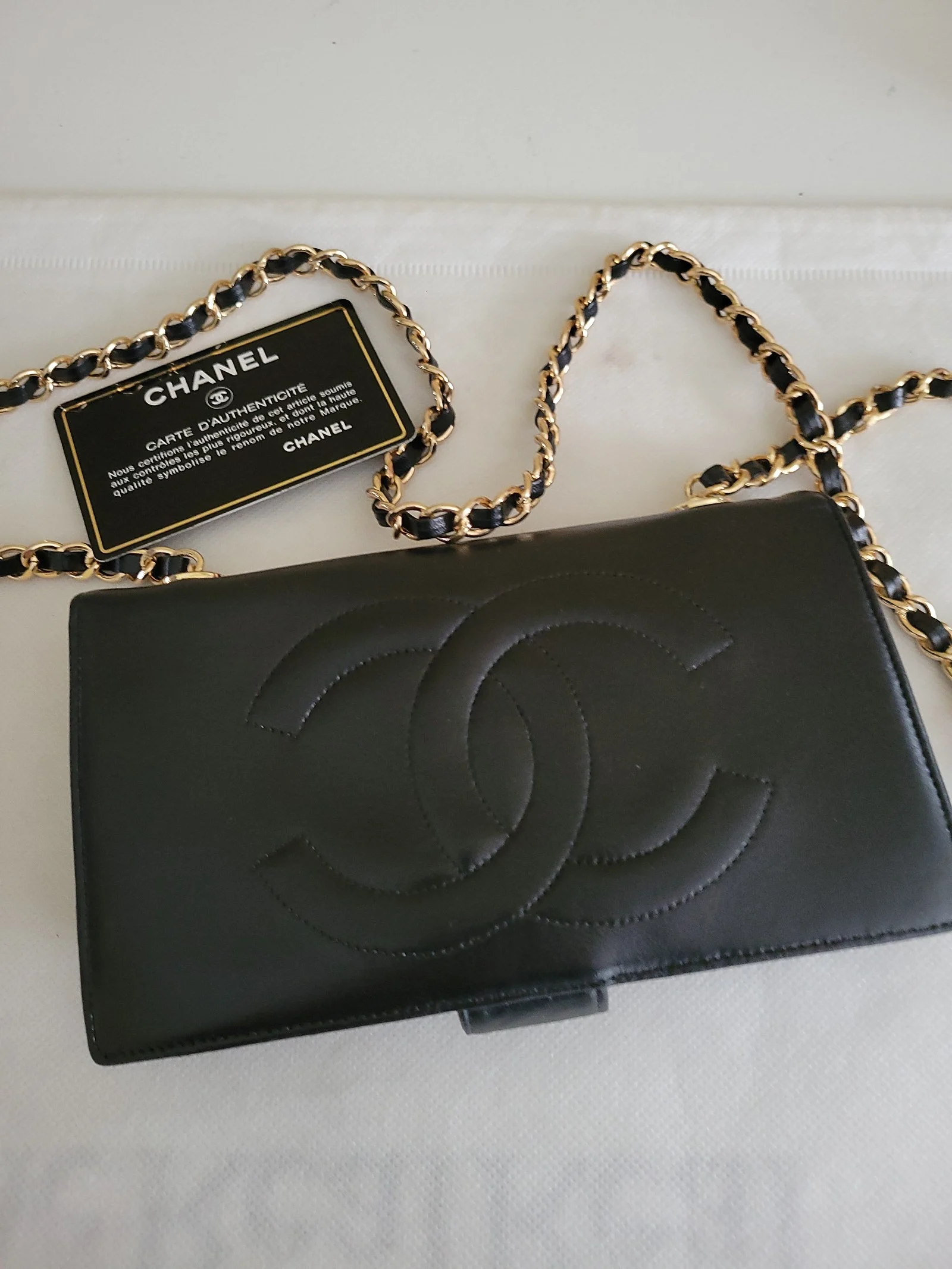 Chanel Timeless Wallet with Chain Crossbody Handbag