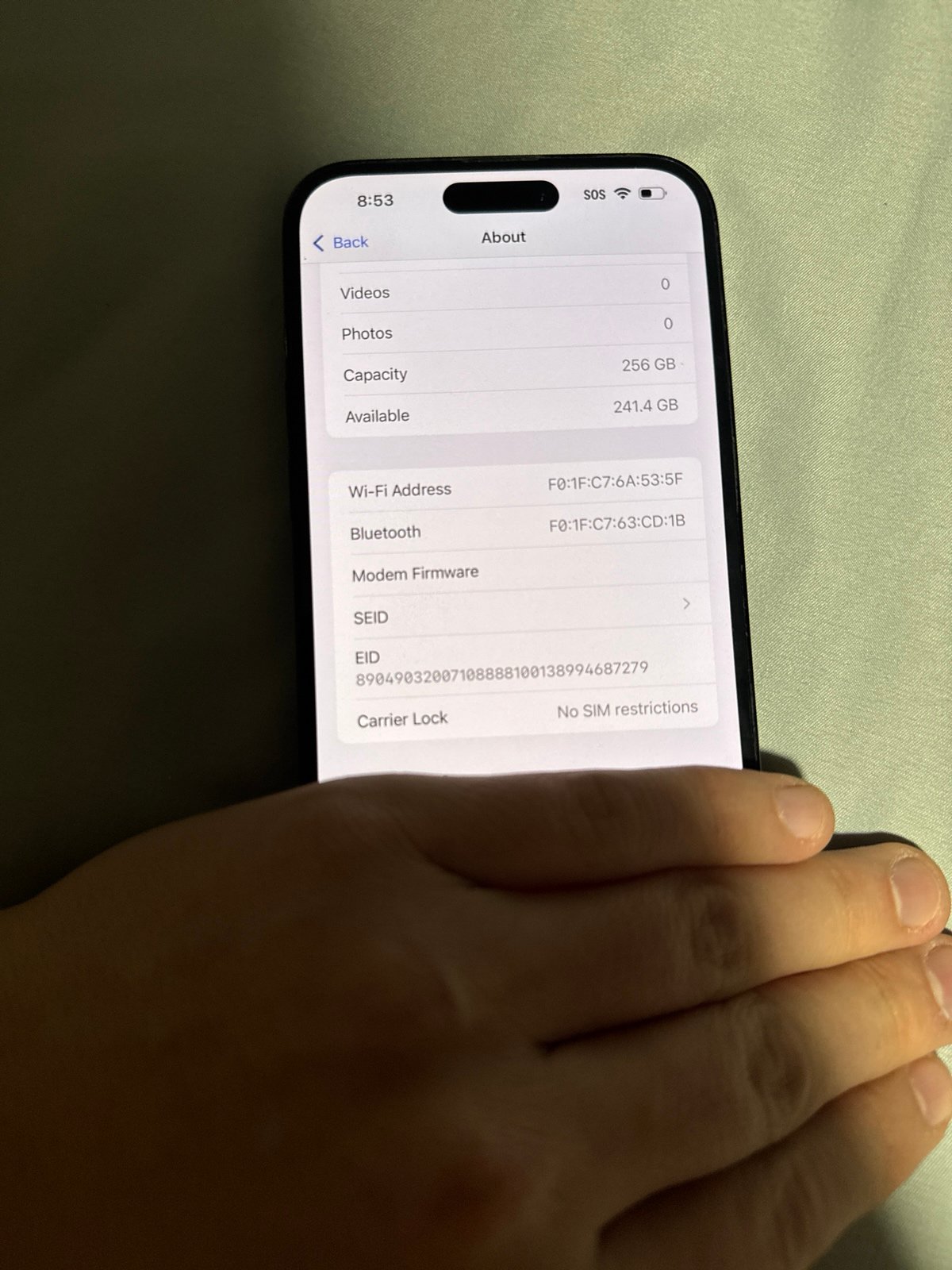 iPhone 14 Pro Max 256 GB UNLOCKED 9W19