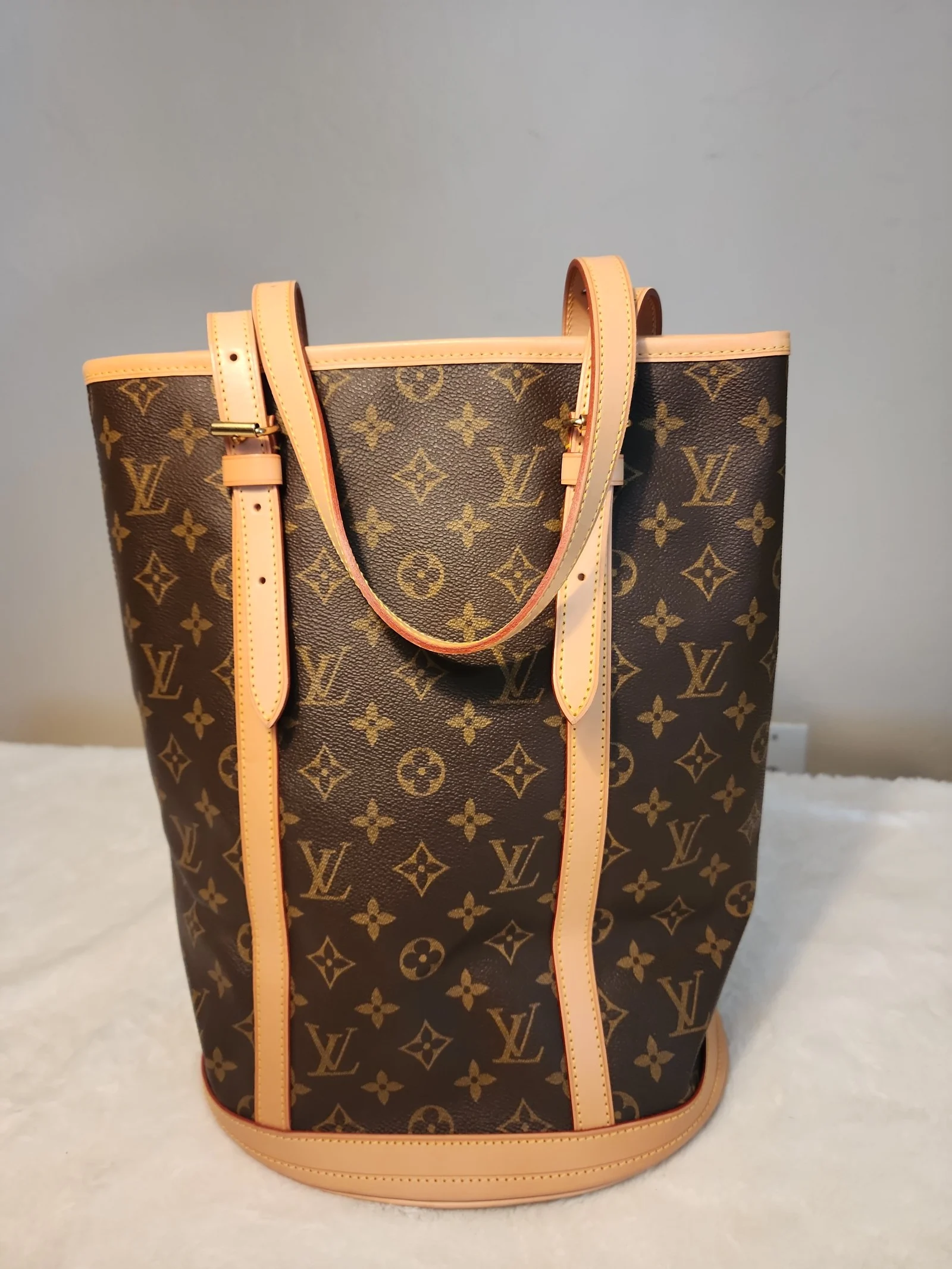Louis Vuitton Monogram Canvas Petite Bucket Bag GM