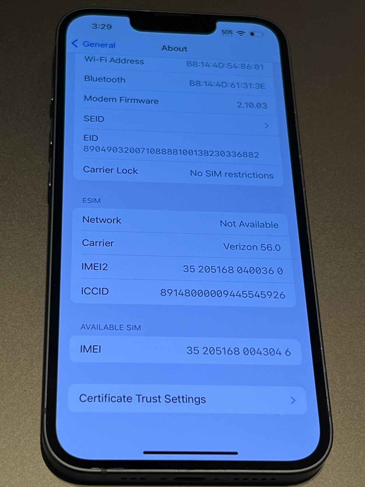 iPhone 14 unlocked 3D58