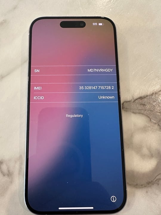 iPhone 15 Pro 256GB unlocked with sim tray 7W66