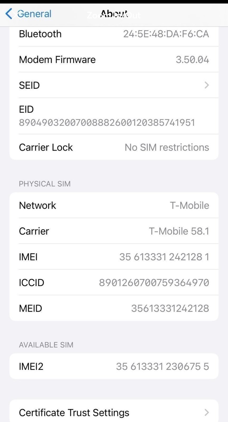 iPhone 13 Gold 128G 5Y39