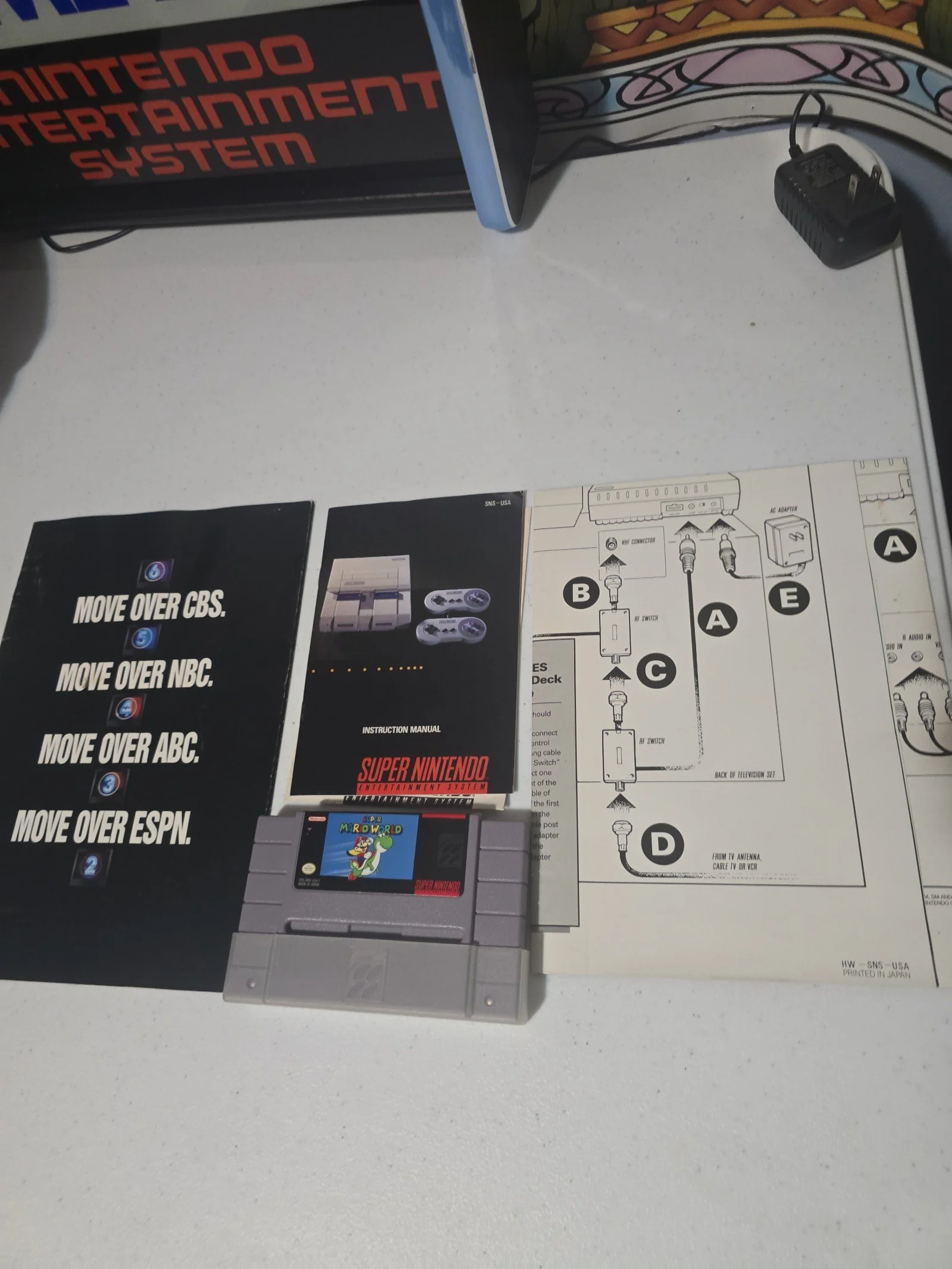 Super Nintendo System Launch Day Edition. 100% complete