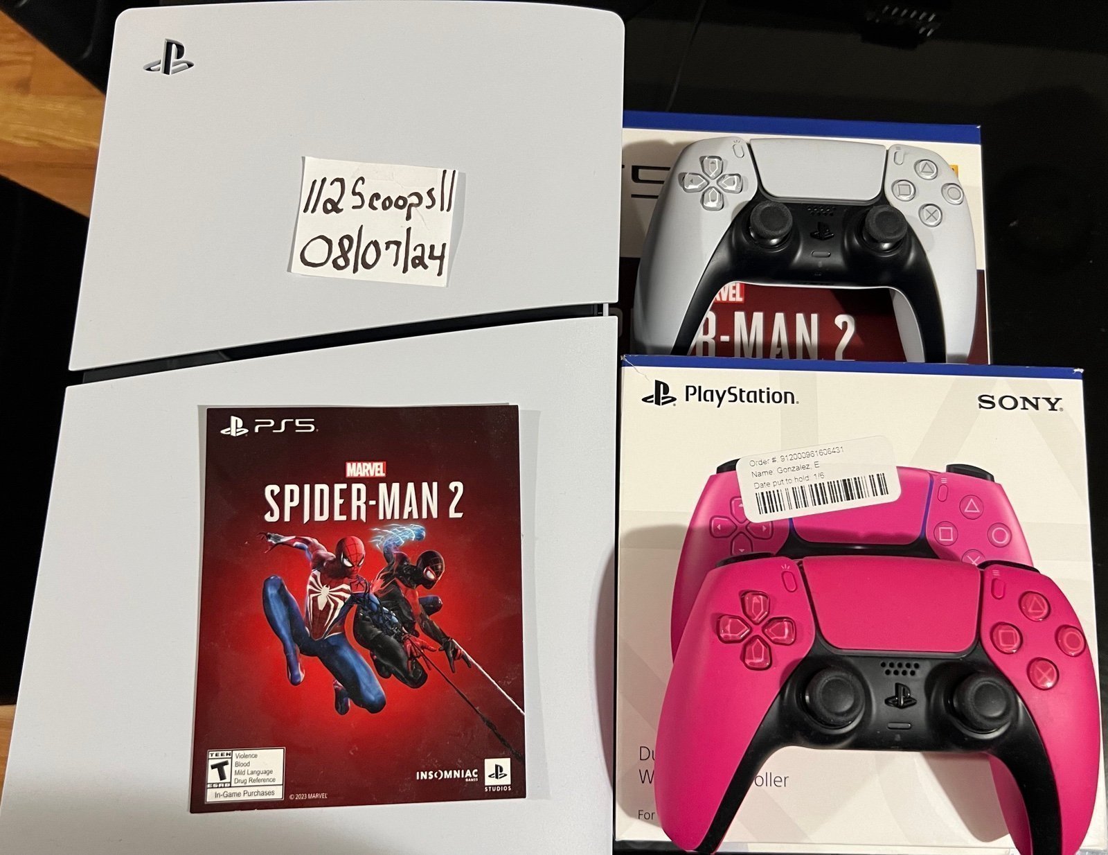 Sony PlayStation 5 Slim Console Disc Edition Marvel's Spider-Man 2 Bundle Extra 5J93