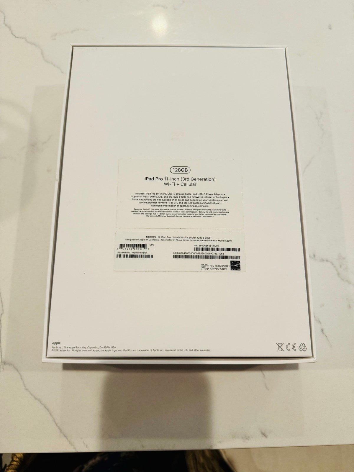iPad Pro 3rd generation 11-inch WiFi & Cellular 128GB 2K25