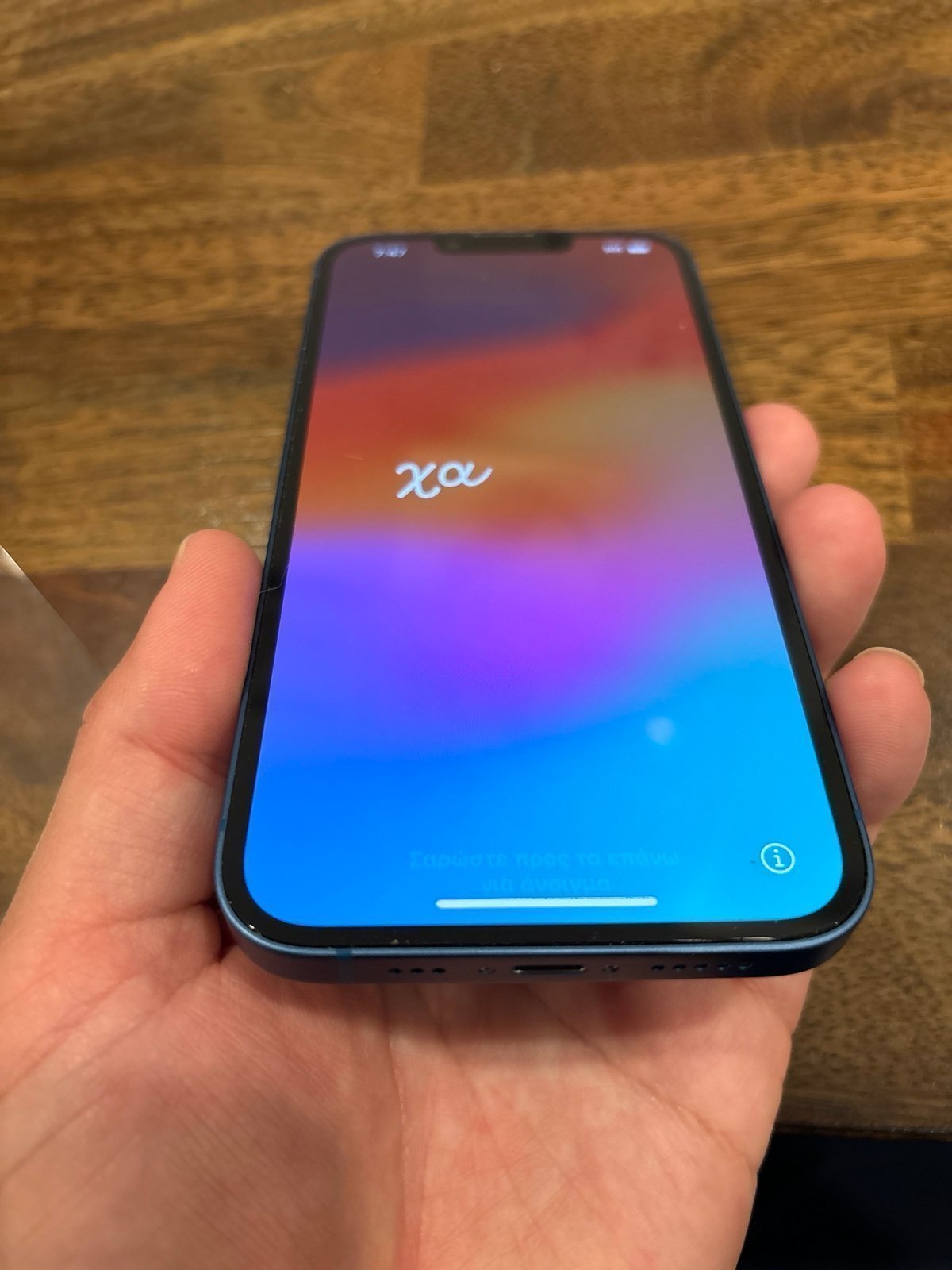 Apple iPhone 13 blue 128GB unlocked 1Y63