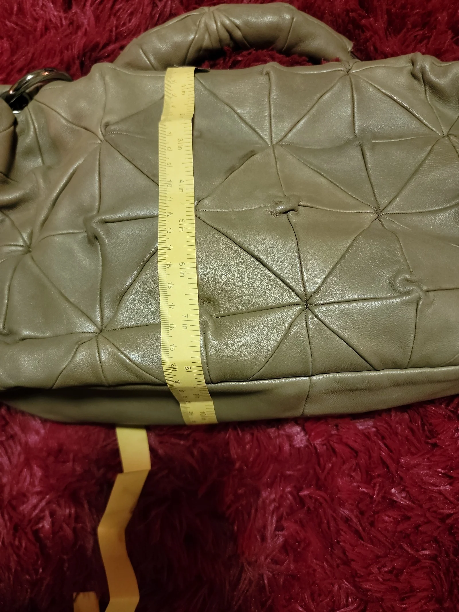 Chanel single flap quilted lambskin shoulder bag