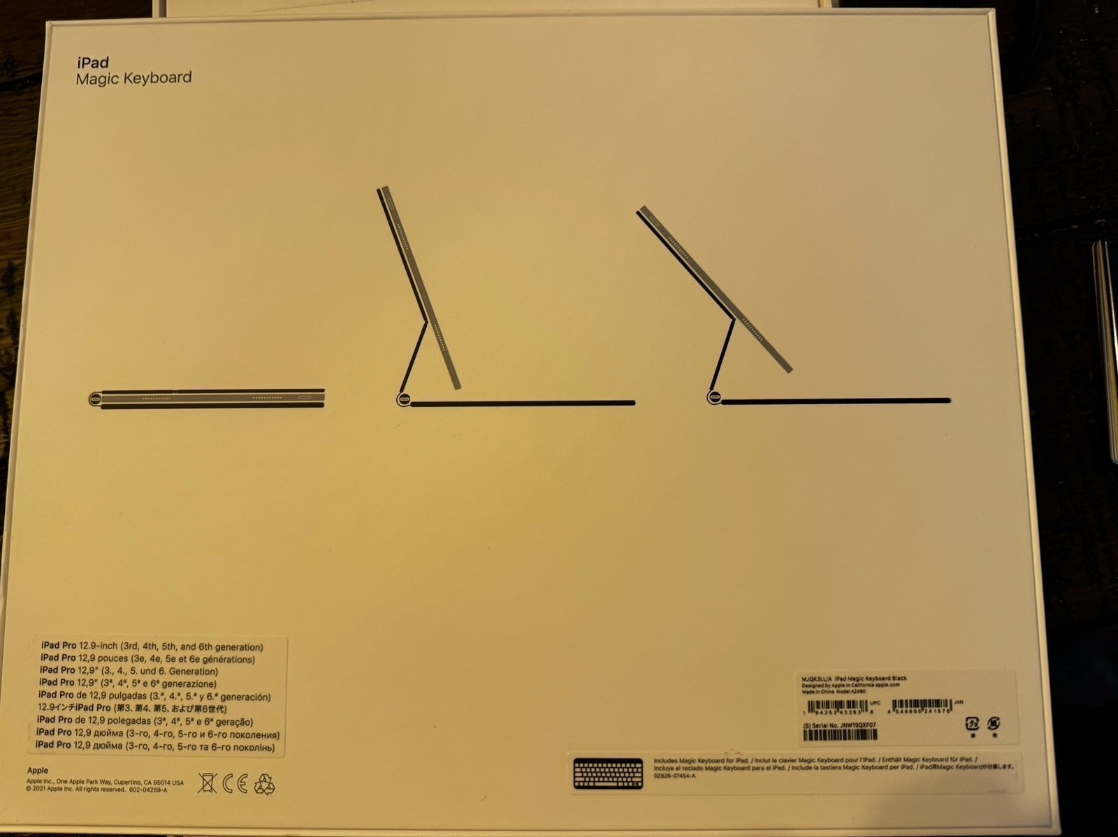 iPad Pro 12.9 6th Generation Space Gray 512GB unlocked wifi and cellular 8F18