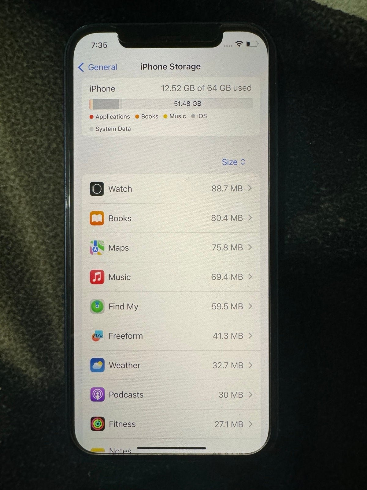 Unlocked Apple iPhone 12 64 GB Blue 5C53